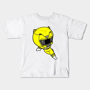 Chibi Yellow Ranger Kids T-Shirt